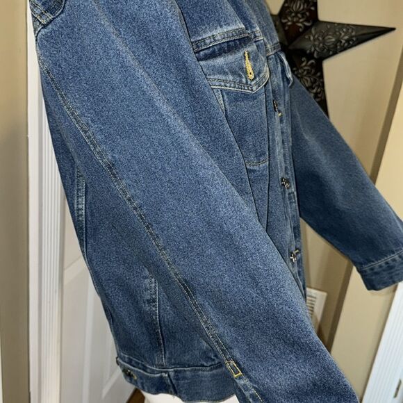 Denim BIKER Jacket - Picture 5 of 10